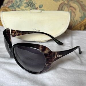 Authentic Dior Black and Brown Sunglasses